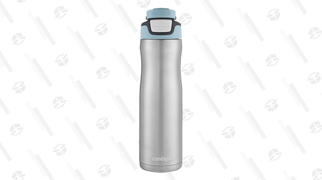Contigo Autoseal Stainless Steel Water Bottle (Iced Aqua Color Only) | $11 | Amazon